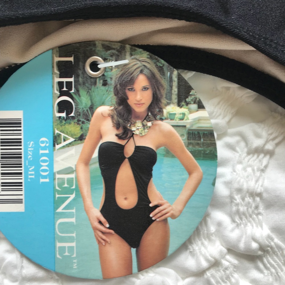 Leg Avenue halter neck swimwear swimsuit one-piece